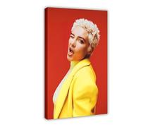 Exclusive Art Acclaimed Actress Florence Pugh Portrait Poster 1 Canvas Poster Bedroom Decor Landscape Office Room Decor Gift 24x36inch(60x90cm)