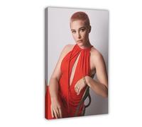 Exclusive Art Acclaimed Actress Florence Pugh Portrait Poster 6 Canvas Poster Wall Art Decor Print Picture Paintings for Living Room Bedroom Decoration 16x24inch(40x60cm)