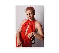 Exclusive Art Acclaimed Actress Florence Pugh Portrait Poster 6 Canvas Poster Wall Art Decor Print Picture Paintings for Living Room Bedroom Decoration 08x12inch(20x30cm)