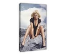 Exclusive Art Acclaimed Actress Tara Reid Portrait Poster 2 Canvas Poster Wall Art Decor Print Picture Paintings for Living Room Bedroom Decoration 12x18inch(30x45cm)