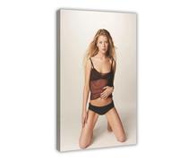 Exclusive Art Acclaimed Actress Tara Reid Portrait Poster 4 Canvas Poster Bedroom Decor Landscape Office Room Decor Gift 12x18inch(30x45cm)
