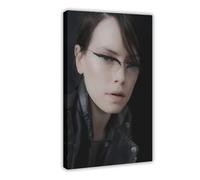 Exclusive Art Aloof Actress Posters Daisy Ridley Portrait Poster 1 Canvas Poster Wall Art Decor Print Picture Paintings for Living Room Bedroom Decoration 24x36inch(60x90cm)