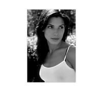 Exclusive Art Cassic Actress Posters Sandra Bullock Vintage 90S Old School Aesthetic Portrait Poster 6 Canvas Poster Bedroom Decor Landscape Office Room Decor Gift 12x18inch(30x45cm)