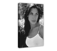 Exclusive Art Cassic Actress Posters Sandra Bullock Vintage 90S Old School Aesthetic Portrait Poster 6 Canvas Poster Bedroom Decor Landscape Office Room Decor Gift 24x36inch(60x90cm)