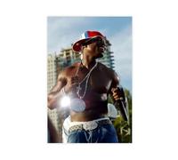Exclusive Art Charismatic Rapper 50 Cent Portrait Poster 2 Canvas Poster Bedroom Decor Landscape Office Room Decor Gift 16x24inch(40x60cm)