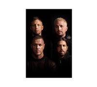 Exclusive Art Charismatic Singer Imagine Posters Dragons Portrait Poster 5 Canvas Poster Bedroom Decor Landscape Office Room Decor Gift 16x24inch(40x60cm)
