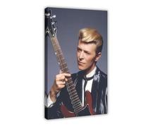 Exclusive Art Charismatic Singer Posters David Bowie Portrait Poster 3 Canvas Poster Bedroom Decor Landscape Office Room Decor Gift 24x36inch(60x90cm)