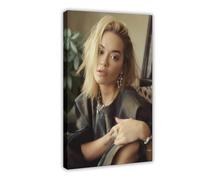 Exclusive Art Charismatic Singer Rita Posters Ora Portrait Poster 7 Canvas Poster Wall Art Decor Print Picture Paintings for Living Room Bedroom Decoration 24x36inch(60x90cm)