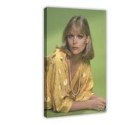 Exclusive Art Charming Actress Michelle Pfeiffer Portrait Poster 1 Canvas Poster Wall Art Decor Print Picture Paintings for Living Room Bedroom Decoration 20x30inch(50x75cm)