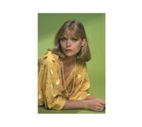 Exclusive Art Charming Actress Michelle Pfeiffer Portrait Poster 1 Canvas Poster Wall Art Decor Print Picture Paintings for Living Room Bedroom Decoration 20x30inch(50x75cm)
