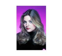Exclusive Art Charming Actress Michelle Pfeiffer Portrait Poster 4 Canvas Poster Wall Art Decor Print Picture Paintings for Living Room Bedroom Decoration 20x30inch(50x75cm)