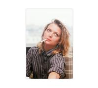 Exclusive Art Charming Actress Michelle Pfeiffer Portrait Poster 7 Canvas Poster Wall Art Decor Print Picture Paintings for Living Room Bedroom Decoration 20x30inch(50x75cm)