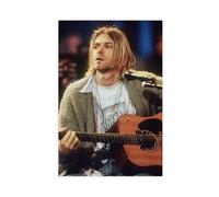 Exclusive Art Charming Rock Singer Posters Kurt Cobain Nirvana 90S Vintage Portrait Poster 11 Canvas Poster Bedroom Decor Landscape Office Room Decor Gift 12x18inch(30x45cm)