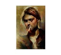 Exclusive Art Charming Rock Singer Posters Kurt Cobain Nirvana 90S Vintage Portrait Poster 2 Canvas Poster Bedroom Decor Landscape Office Room Decor Gift 12x18inch(30x45cm)