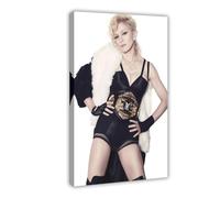 Exclusive Art Charming Singer Posters Madonna Ciccone Portrait Poster 3 Canvas Poster Wall Art Decor Print Picture Paintings for Living Room Bedroom Decoration 08x12inch(20x30cm)