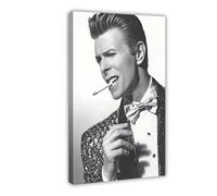 Exclusive Art Classic Singer Posters David Bowie Vintage Aesthetic Portrait Poster 9 Canvas Poster Wall Art Decor Print Picture Paintings for Living Room Bedroom Decoration 12x18inch(30x45cm)