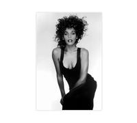 Exclusive Art Classic Singer Whitney Posters Houston Charming Vintage Portrait Poster 4 Canvas Poster Wall Art Decor Print Picture Paintings for Living Room Bedroom Decoration 12x18inch(30x45cm)