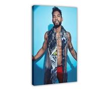 Exclusive Art Dynamic Singer Miguel Portrait Poster 3 Canvas Poster Bedroom Decor Landscape Office Room Decor Gift 12x18inch(30x45cm)