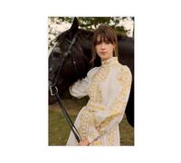 Exclusive Art Elegant Actress Posters Daisy Edgar Jones Portrait Poster 2 Canvas Poster Wall Art Decor Print Picture Paintings for Living Room Bedroom Decoration 16x24inch(40x60cm)