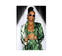 Exclusive Art Elegant Singer Alicia Posters Keys Portrait Poster 11 Canvas Poster Wall Art Decor Print Picture Paintings for Living Room Bedroom Decoration 20x30inch(50x75cm)