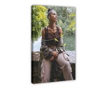 Exclusive Art Elegant Singer Alicia Posters Keys Portrait Poster 12 Canvas Poster Wall Art Decor Print Picture Paintings for Living Room Bedroom Decoration 24x36inch(60x90cm)