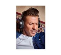 Exclusive Art Enchanting Singer Posters Francesco Gabbani Portrait Poster 4 Canvas Poster Wall Art Decor Print Picture Paintings for Living Room Bedroom Decoration 08x12inch(20x30cm)