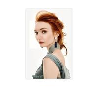 Exclusive Art Expressive Actress Posters Eleanor Tomlinson Portrait Poster 4 Canvas Poster Bedroom Decor Landscape Office Room Decor Gift 08x12inch(20x30cm)
