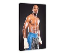 Exclusive Art Famous Boxer Floyd Mayweather Portrait Poster 2 Canvas Poster Bedroom Decor Landscape Office Room Decor Gift 24x36inch(60x90cm)