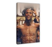 Exclusive Art Famous Boxer Floyd Mayweather Portrait Poster 5 Canvas Poster Bedroom Decor Landscape Office Room Decor Gift 08x12inch(20x30cm)