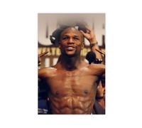 Exclusive Art Famous Boxer Floyd Mayweather Portrait Poster 5 Canvas Poster Wall Art Decor Print Picture Paintings for Living Room Bedroom Decoration 12x18inch(30x45cm)
