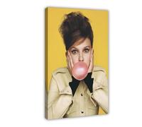 Exclusive Art Fierce Actress Posters Millie Bobby Brown Portrait Poster 1 Canvas Poster Wall Art Decor Print Picture Paintings for Living Room Bedroom Decoration 08x12inch(20x30cm)