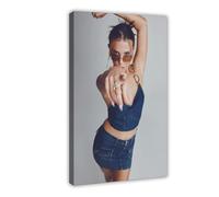 Exclusive Art Fierce Actress Posters Millie Bobby Brown Portrait Poster 3 Canvas Poster Bedroom Decor Landscape Office Room Decor Gift 20x30inch(50x75cm)