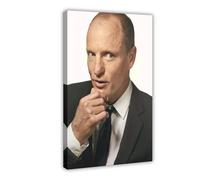Exclusive Art Gentle Actor Posters Woody Harrelson Portrait Poster 2 Canvas Poster Wall Art Decor Print Picture Paintings for Living Room Bedroom Decoration 12x18inch(30x45cm)