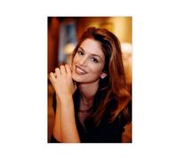 Exclusive Art Glamorous Sexy And Charming Model Cindy Posters Crawford Portrait Poster 8 Canvas Poster Bedroom Decor Landscape Office Room Decor Gift 20x30inch(50x75cm)