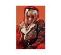 Exclusive Art Influential Billie Singer Eilish Portrait Poster 3 Canvas Poster Bedroom Decor Landscape Office Room Decor Gift 24x36inch(60x90cm)