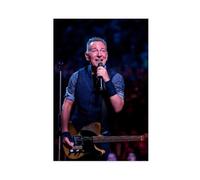 Exclusive Art Influential Singer Bruce Springsteen Portrait Poster 3 Canvas Poster Bedroom Decor Landscape Office Room Decor Gift 08x12inch(20x30cm)