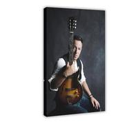 Exclusive Art Influential Singer Bruce Springsteen Portrait Poster 4 Canvas Poster Bedroom Decor Landscape Office Room Decor Gift 16x24inch(40x60cm)