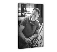 Exclusive Art Influential Singer Bruce Springsteen Portrait Poster 8 Canvas Poster Wall Art Decor Print Picture Paintings for Living Room Bedroom Decoration 12x18inch(30x45cm)