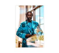 Exclusive Art Influential Singer Reggae Dancehall Buju Banton Portrait Poster 5 Canvas Poster Bedroom Decor Landscape Office Room Decor Gift 08x12inch(20x30cm)