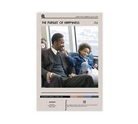 Exclusive Art Inspirational Film The Pursuit of Happyness Will Smith Poster 1 Canvas Poster Wall Art Decor Print Picture Paintings for Living Room Bedroom Decoration Unframe-style 12x18inch(30x45cm)