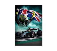 Exclusive Art Mercedes Formula 1 F1 Driver Lewis Hamilton Portrait Poster Motor Sport Racing Fans Gift Boy Room Decor 1 Canvas Poster Bedroom Decor Landscape Office Room Decor Gift 12x18inch(30x45cm)