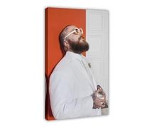 Exclusive Art Popular Male Singer Teddy Swims Cool Portrait Poster 9 Canvas Poster Bedroom Decor Landscape Office Room Decor Gift 08x12inch(20x30cm)