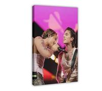 Exclusive Art Popular Musical Duo Singer Benji And Fede Stylish Portrait Poster 4 Canvas Poster Bedroom Decor Landscape Office Room Decor Gift 12x18inch(30x45cm)