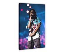 Exclusive Art Popular Rapper J Cole Portrait Poster 2 Canvas Poster Bedroom Decor Landscape Office Room Decor Gift 24x36inch(60x90cm)