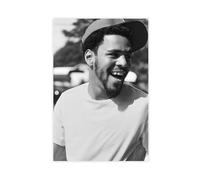 Exclusive Art Popular Rapper J Cole Portrait Poster 3 Canvas Poster Bedroom Decor Landscape Office Room Decor Gift 16x24inch(40x60cm)