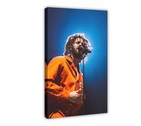 Exclusive Art Popular Rapper J Cole Portrait Poster 4 Canvas Poster Bedroom Decor Landscape Office Room Decor Gift 12x18inch(30x45cm)