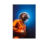 Exclusive Art Popular Rapper J Cole Portrait Poster 4 Canvas Poster Wall Art Decor Print Picture Paintings for Living Room Bedroom Decoration 16x24inch(40x60cm)