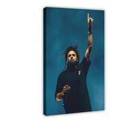 Exclusive Art Popular Rapper J Cole Portrait Poster 7 Canvas Poster Bedroom Decor Landscape Office Room Decor Gift 16x24inch(40x60cm)