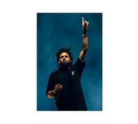 Exclusive Art Popular Rapper J Cole Portrait Poster 7 Canvas Poster Wall Art Decor Print Picture Paintings for Living Room Bedroom Decoration 08x12inch(20x30cm)