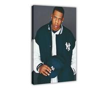 Exclusive Art Popular Singer Rapper JAY Z Portrait Poster 5 Canvas Poster Bedroom Decor Landscape Office Room Decor Gift 12x18inch(30x45cm)